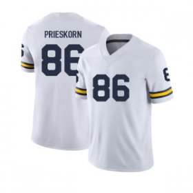 Sale - Brady Prieskorn #86 Michigan Wolverines Men White Alumni NCAA Football Jersey